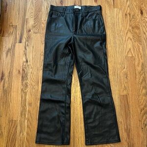 Pistola Black Vegan Leather Pants